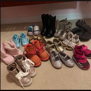 Bundle of Toddler girl shoes